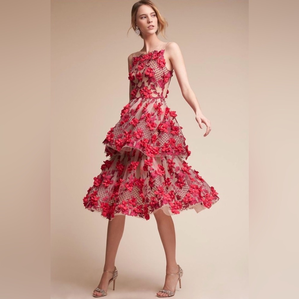 MARCHESA NOTTE ADRIE DRESS- Size 4 - NWT